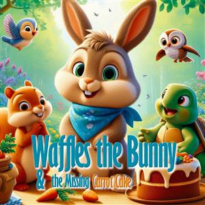 Waffles the Bunny and the Missing Carrot Cake: A Sweet Tale of Honesty, Friendship, and Making Things Right cover