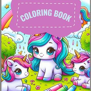Coloring Book of Unicorns: Magical Adventures and Enchanting Scenes cover